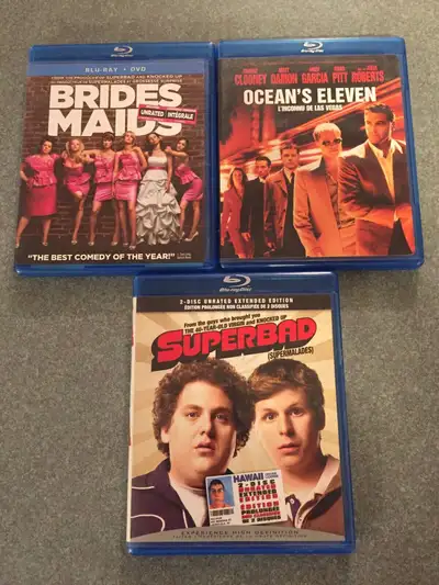 All in excellent condition. $5 each. Price is firm. Check out my other listings.