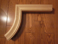 Two goose necks for a stair case railing or crafts