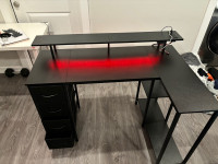 Gaming Desk with LED