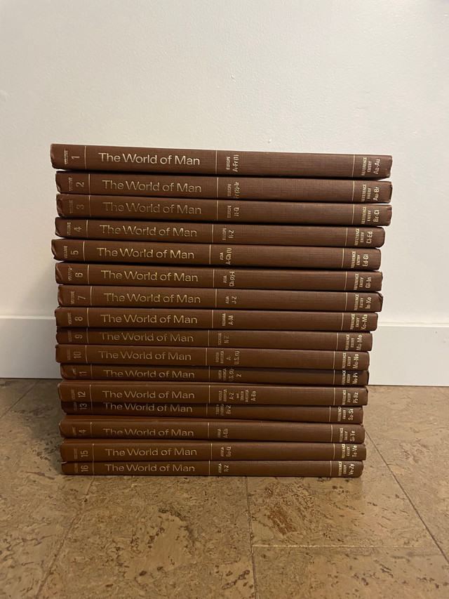 The World of Man 1969 - Encyclopedia Set in Essais et biographies  à Calgary