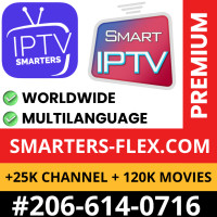 STABLE 4K TV SERVICE, NO FREEZING, FREE TRIAL: 206-614-0716