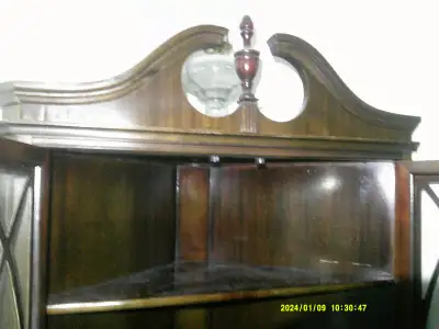 Corner hutch for storing in a corner 100 years old and still as, View more
