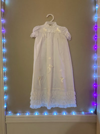 Baby girl dress baptism gown
