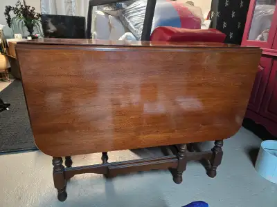 Antique Gate Leg Dining Table, View more