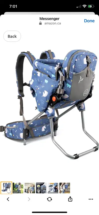 Ultralight Baby Backpack Carrier, Toddler Hiking, View more