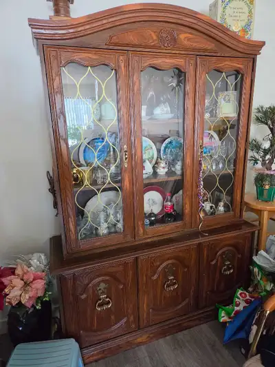 Cabinet with glass doors, View more