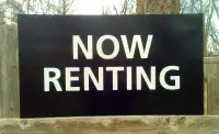 Large NOW RENTING Sign