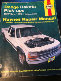 HAYNES 1987 -96 DODGE DAKOTA PICK-UPS 2WD & 4WD #M0289