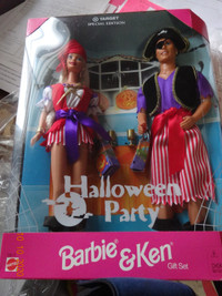Barbie Gift set,HALLOWEEN PARTY, #19874,nrfb,get Ken . Special