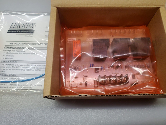 LENNOX FURNACE BLOWER CONTROL BOARD KIT 48K98 BCC3 65K29 LB-9008 in Heating, Cooling & Air in Calgary - Image 2