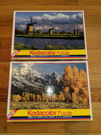 Vintage RoseArt 1991 factory sealed Kodacolor Jigsaw Puzzles (2)
