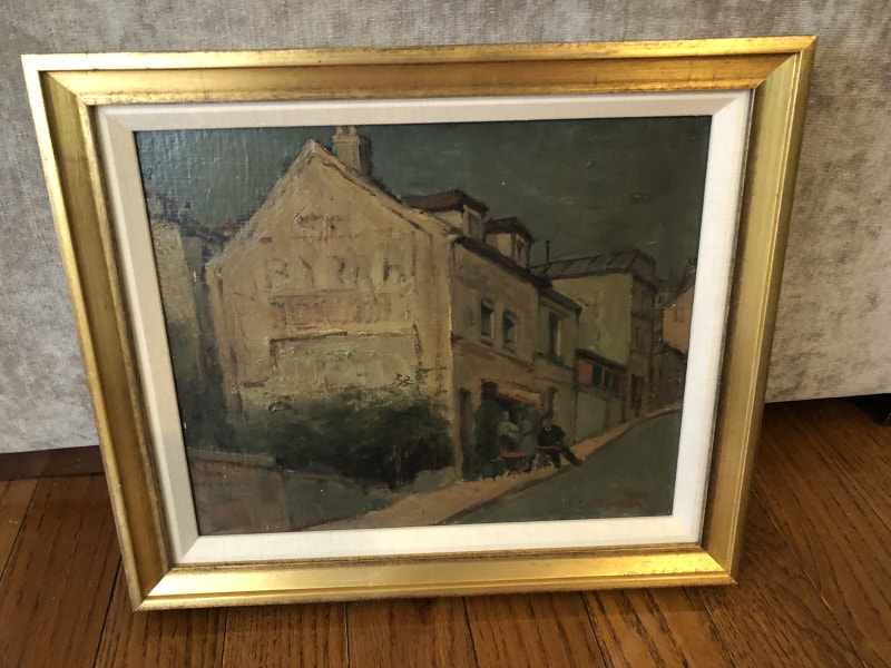 Antique Gallery Framed Oil Painting + Private Art Collection Arts