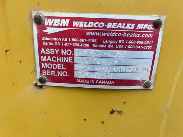 140M AWD Cat Grader 2015  in Other in Grande Prairie - Image 8