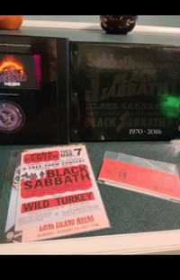 Black Sabbath - The End Tour Limited Edition Commemorative Packa