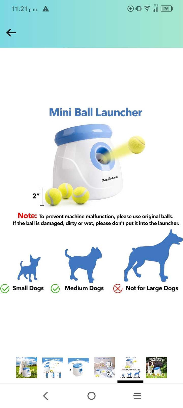 Dog ball launcher in Accessories in Chatham-Kent