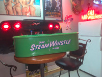 Huge vintage Steam whistle beer tub like new