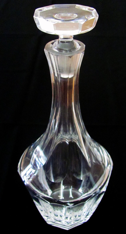 Antique 10-inch Czech Crystal Decanter; Louisbourg in Home Décor & Accents in Cape Breton