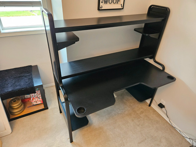 IKEA Student Desk / Gamer Station, Black in Desks in Calgary
