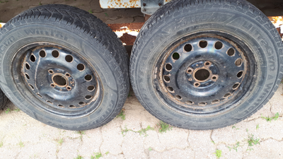 195/65R15 tires on 4 hole rims. 4x108mm. Came from a Ford Focus. No longer have the car. $195.00.