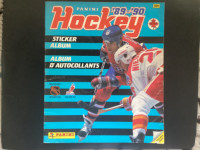 1989/90 Panini Hockey Sticker Album No Stickers