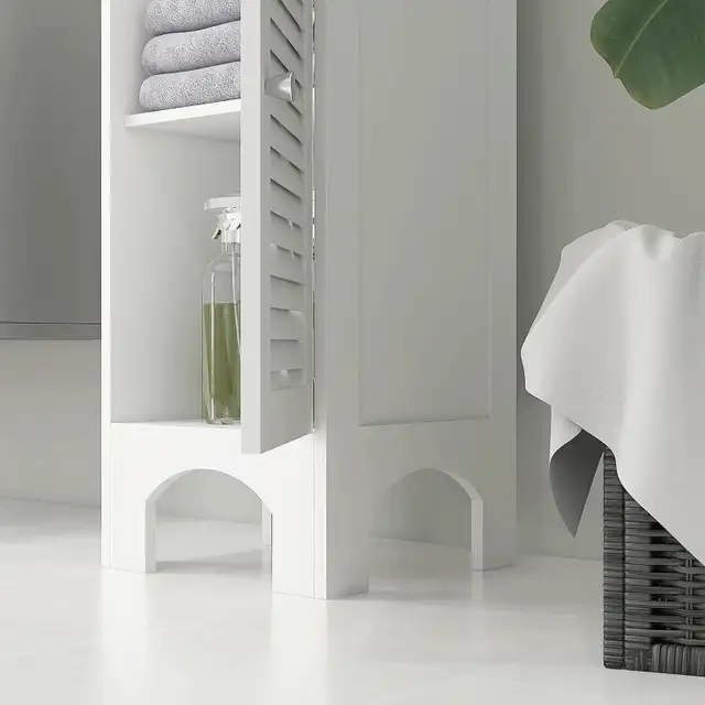 Beautiful narrow Bathroom Cabinet, Tall Bathroom Storage Cabinet in Storage & Organization in Markham / York Region - Image 10