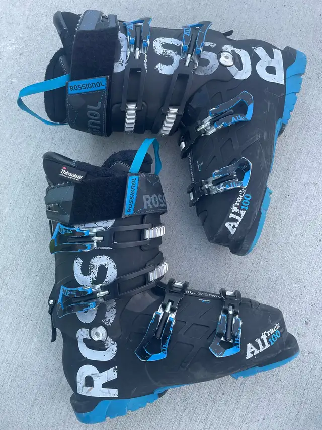 Rossignol All Track 100 Alpine Ski Boots 265 26.5 in Other in Calgary - Image 2