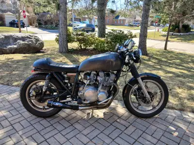 '79 Suzuki GS 750 in good shape; a lot of work has been done on the bike as follows: Rebuilt Front C...
