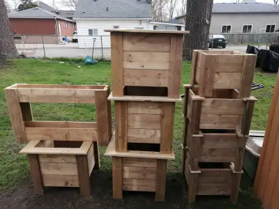 Planters,bird houses/feeders, View more