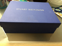 Authentic Stuart weitzman empty shoes box 12"x9"x4"$22