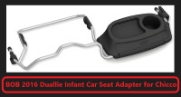 (NEW) BOB Duallie Infant Car Seat Adapter Chicco Key Fit Zip Air