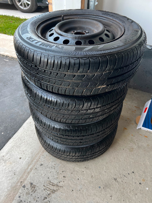 195 65 R15 four all season tires with rims Tires Rims Mississauga