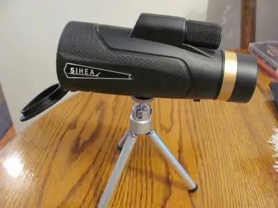 Sihea Monocular Telescope 14 X 65 , with tripod and carrying case 258 ft. at 1000yds.