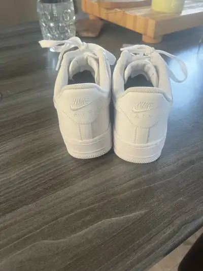 women’s white Air Force ones ( 8.5), View more