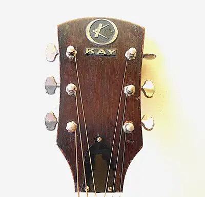Guitare acoustique vintage KAY Made in USA 1960's, View more