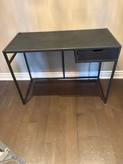 Industrial Style Metal and Wood Desk, View more