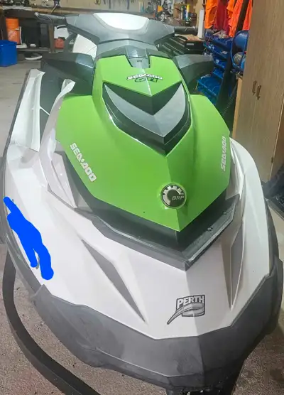 2013 gti 130 bombardier seadoo..like new only 140 hours ...comes with trailer,cover,2 life jackets a...
