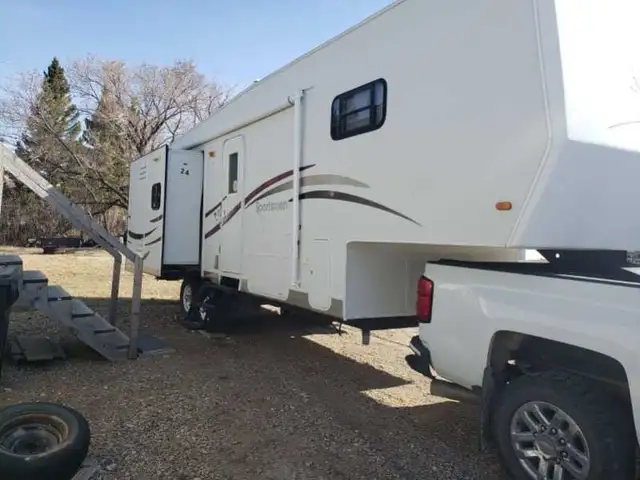 2002 sportsman 5th wheel trailer in Travel Trailers & Campers in Regina - Image 11