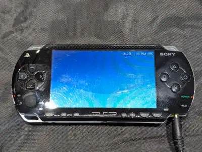 Working perfectly. Includes 64gb SD card with some games in it.