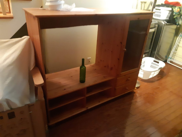 For Sale - Ikea "TV Stand" (solid pine) in TV Tables & Entertainment Units in City of Halifax - Image 2