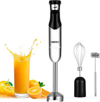 Immersion Hand Blender Electric, 500W Heavy Duty 3-in-1 Handheld