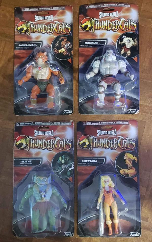 All for $150 - Savage World THUNDERCATS thunder cats figures Wav dans Jouets et jeux  à Longueuil/Rive Sud