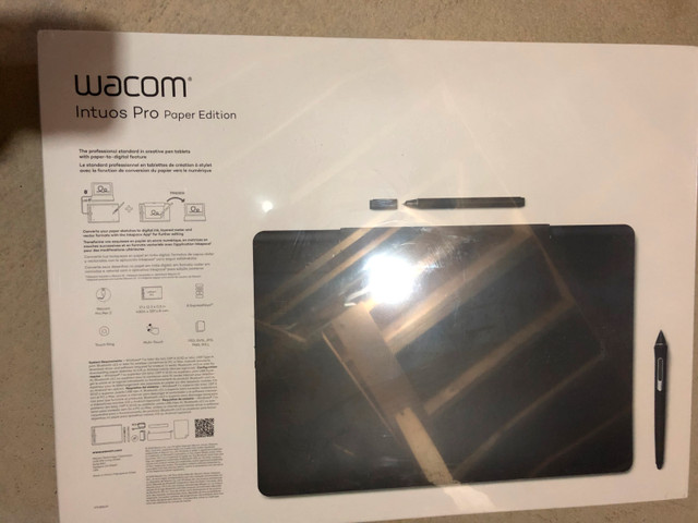 Wacom PTH860 Intuos Pro Large Paper Edition - Brand New Sealed in iPads & Tablets in Mississauga / Peel Region - Image 3