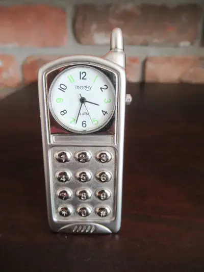 Tiny Standup Clock in Cellphone Design, View more