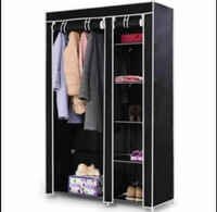  69" Portable Closet Storage Organizer Clothes Wardrobe Shoe Rac