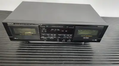 Denon DRW-660 Double Cassette Deck Fully functional Belts Replaced. Some cosmetic marks/Ware Type: a...