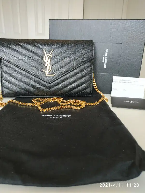 YSL SAINT LAURENT  Monogramme Wallet on chain Bag in Women's - Bags & Wallets in Markham / York Region - Image 3