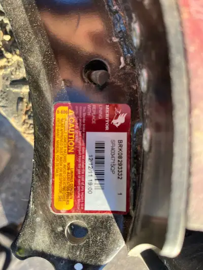 9066 Meritor Truck Brake Shoe KSR4034715QP SR4034715QP A3222-P-2200 16.5" x 6"