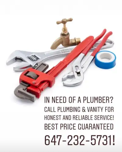Same Day Plumbing Warranty Included!!! ☎️ (647) 232-5731 ✅ Vanity Installation / Repair ✅ Clogged Dr...