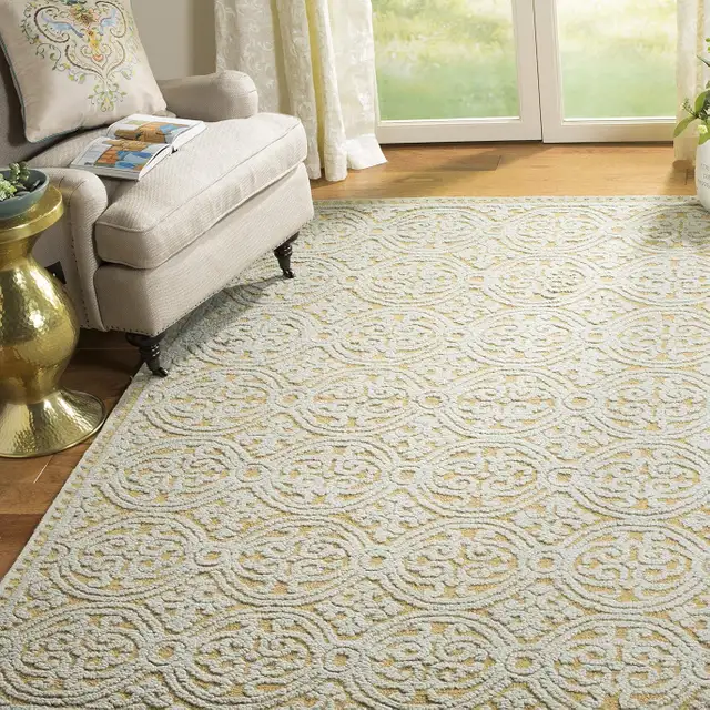8x8 Square Moroccan Wool Cotton Area Rug in Rugs, Carpets & Runners in Markham / York Region - Image 2