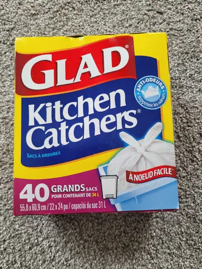 Glad Kitchen Catchers 40 large bags, View more